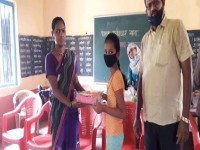 School stationery distribution Ambivli